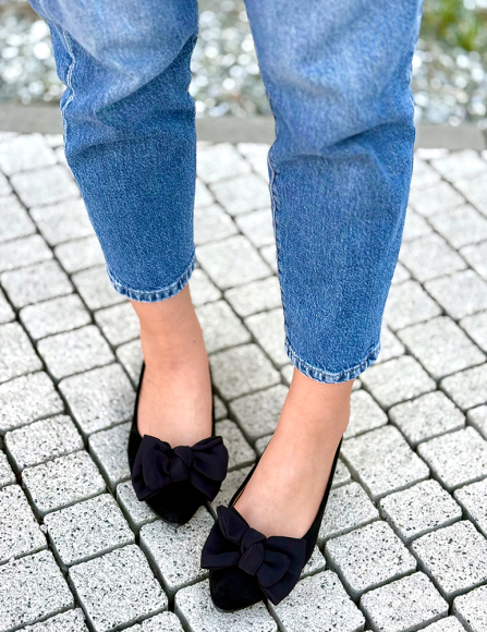 Čierne balerínky Cleo