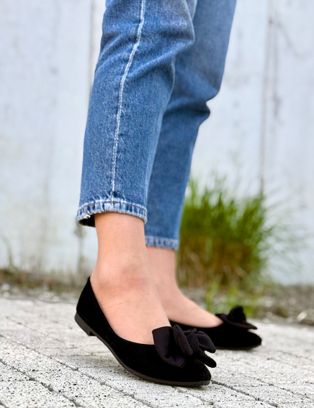 Čierne balerínky Cleo