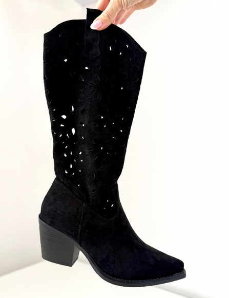 Čierne čižmy Dahlia