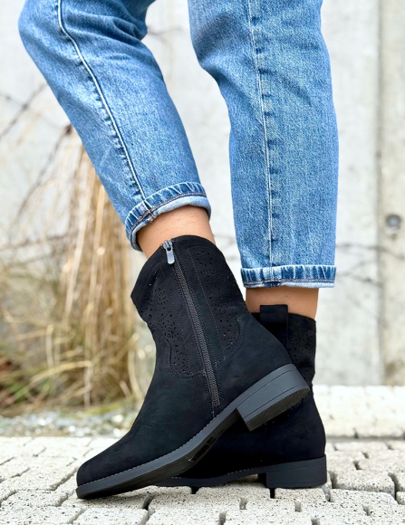 Čierne čižmy Giuliana