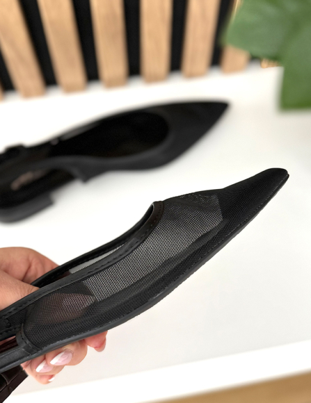 Čierne sandále Isolde