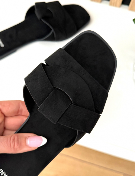 Čierne šlapky Katelyn