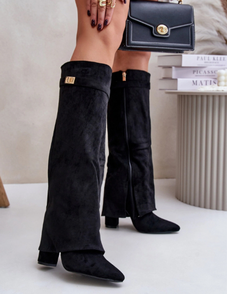 Čierne čižmy Loray