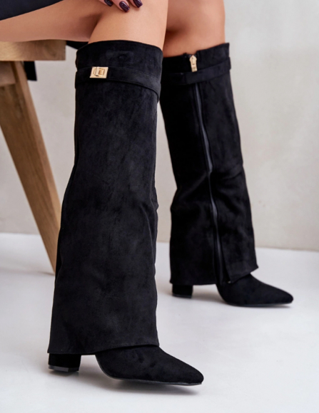 Čierne čižmy Loray