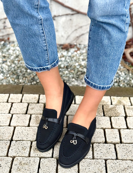 Čierne mokasíny Joyce