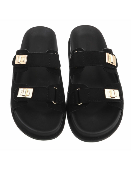 Čierne šlapky Araminta