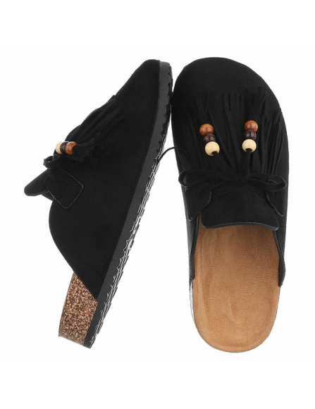 Čierne šlapky Lumi