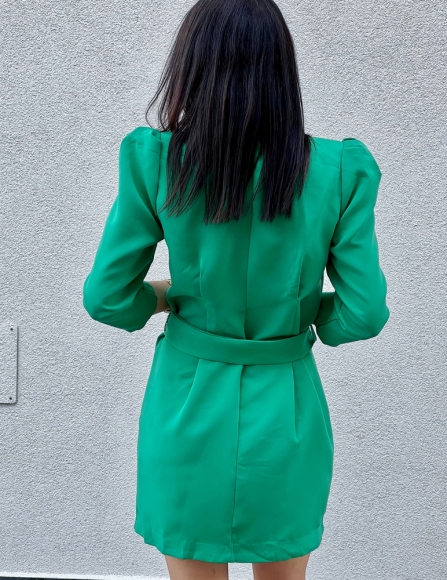 Zelené sakové šaty Dira