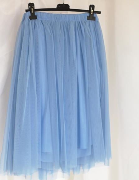 Modrá tylová sukňa Enrica