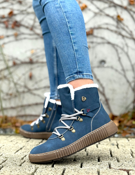 Modré topánky Felice