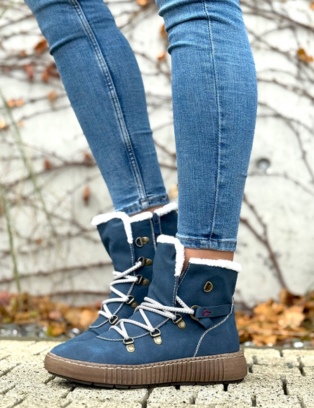 Modré topánky Felice