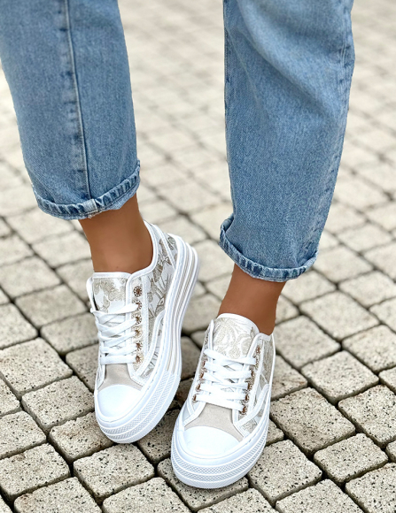 Béžové tenisky Henley