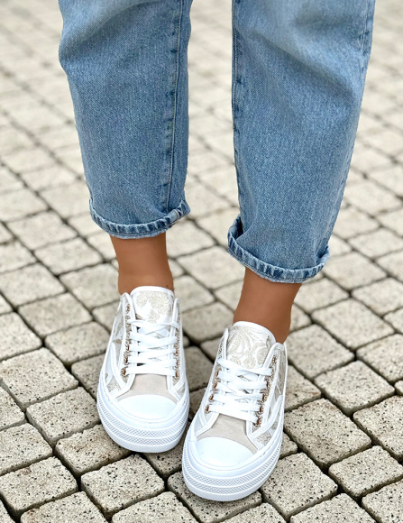 Béžové tenisky Henley