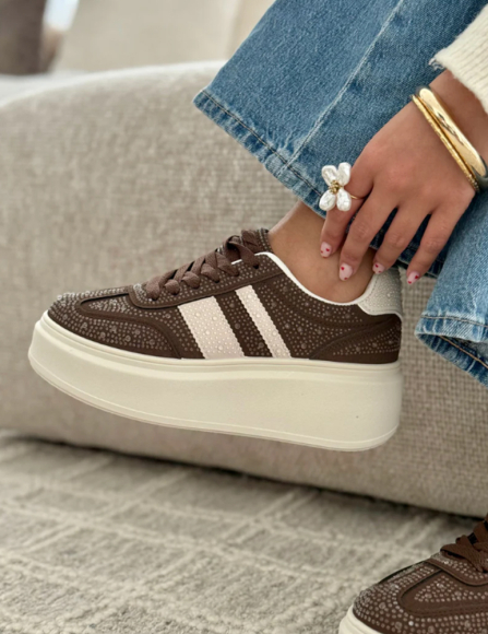 Hnedé tenisky Madalyn