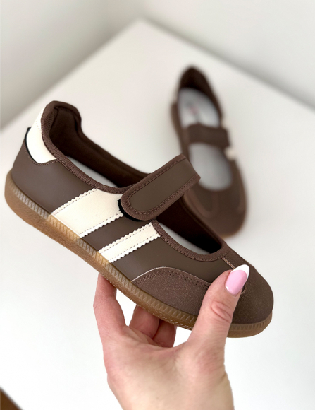 Hnedé poltopánky Alaina