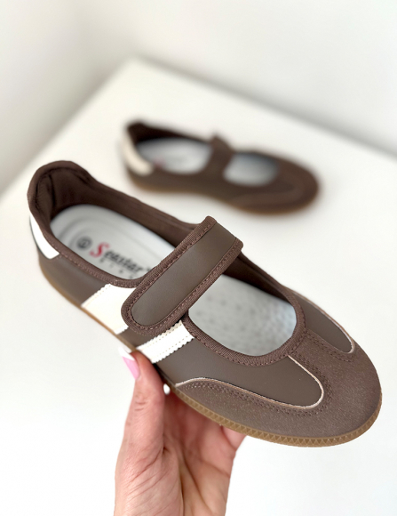 Hnedé poltopánky Alaina