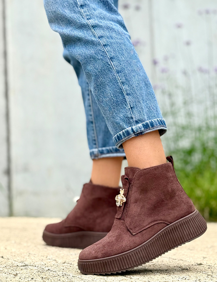 Hnedé topánky Alesia