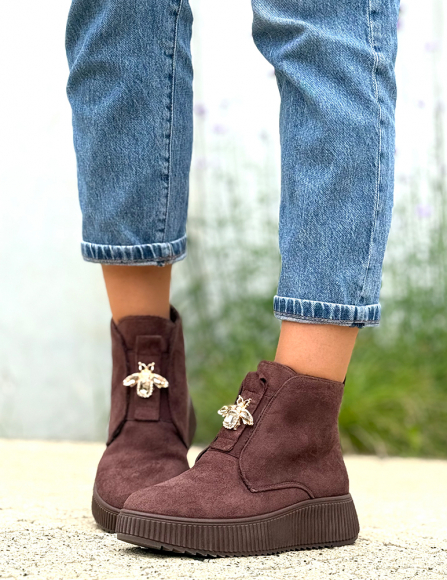 Hnedé topánky Alesia