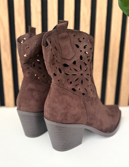 Tmavohnedé čižmy Eileen