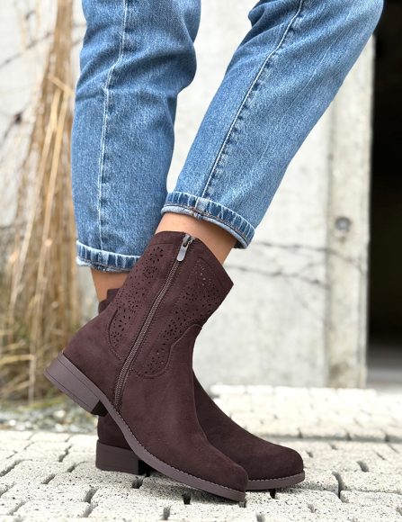 Hnedé čižmy Giuliana