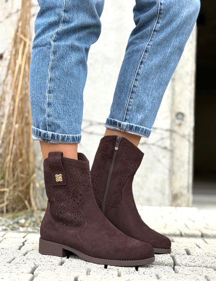 Hnedé čižmy Giuliana