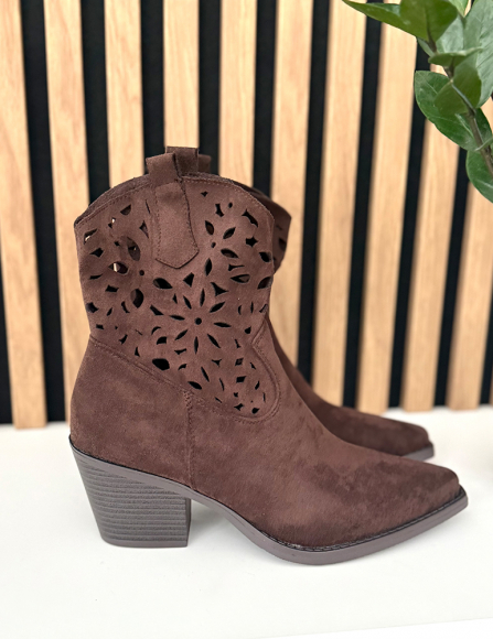 Tmavohnedé čižmy Eileen