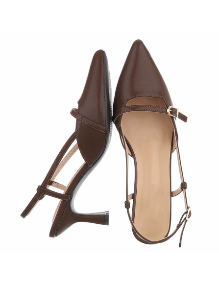 Hnedé lodičky Tabitha