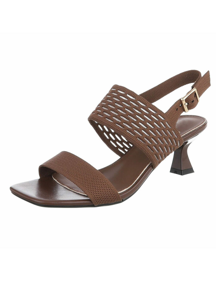 Hnedé sandále Delphine