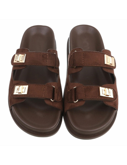 Hnedé šlapky Araminta