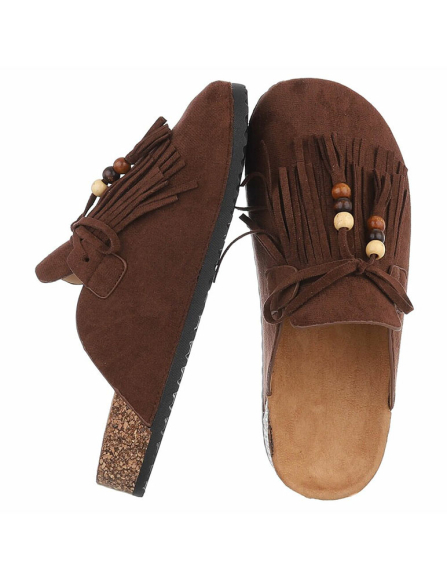 Hnedé šlapky Lumi