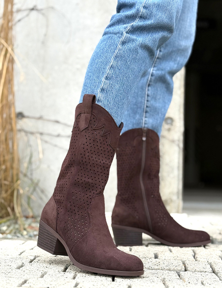 Hnedé čižmy Teagan