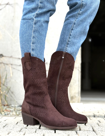 Hnedé čižmy Teagan