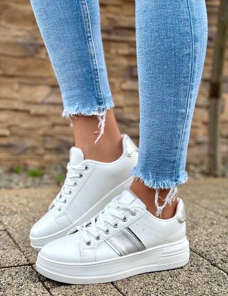 Strieborné tenisky Josie