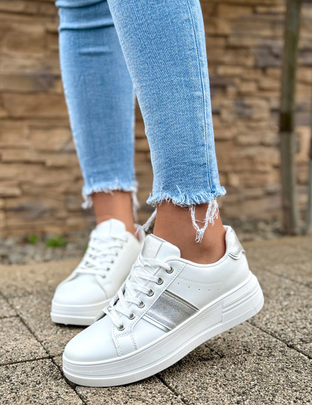 Strieborné tenisky Josie