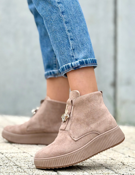 Khaki topánky Alesia