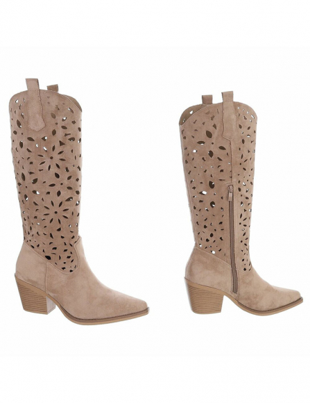 Khaki čižmy Dahlia