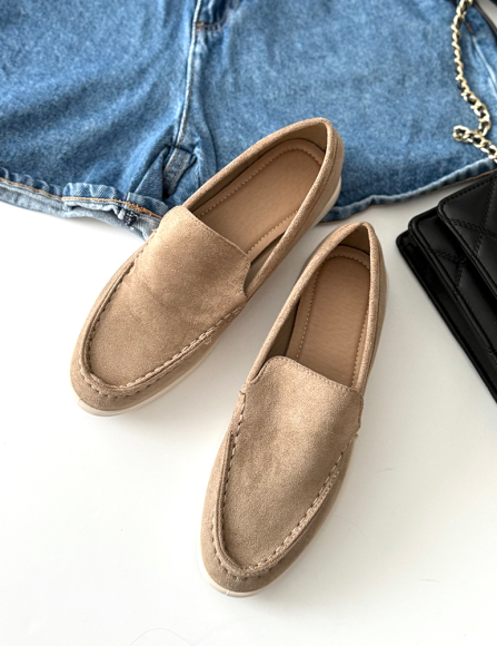 Khaki mokasíny Keyla