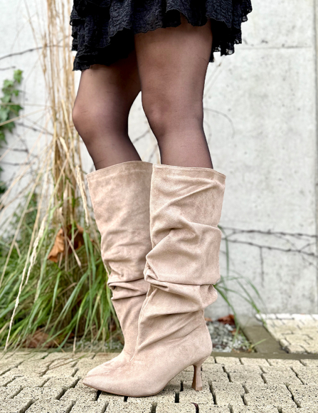 Khaki čižmy Sophie