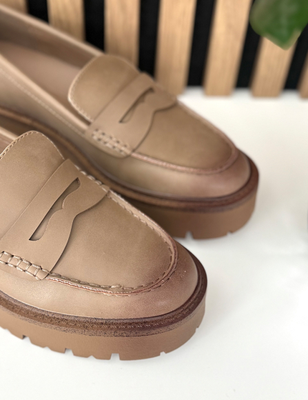 Khaki mokasíny Whitley