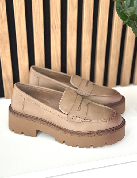 Khaki mokasíny Whitley