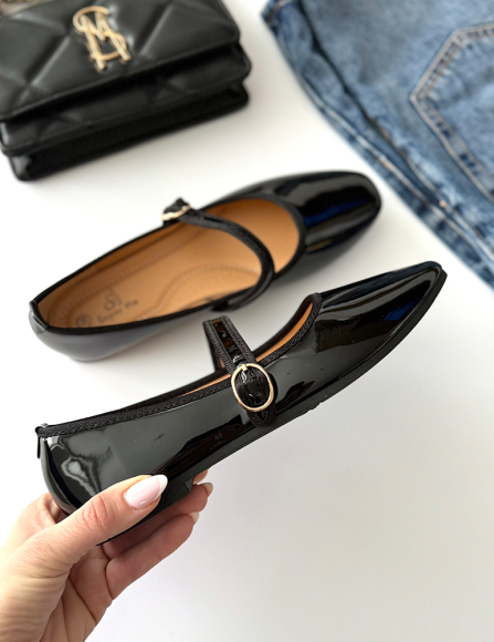 Čierne balerínky Maryam