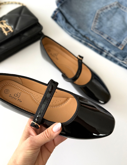 Čierne balerínky Maryam