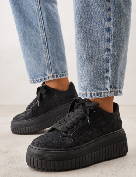 Čierne tenisky Mulisa