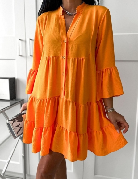 Oranžové šaty Hazel