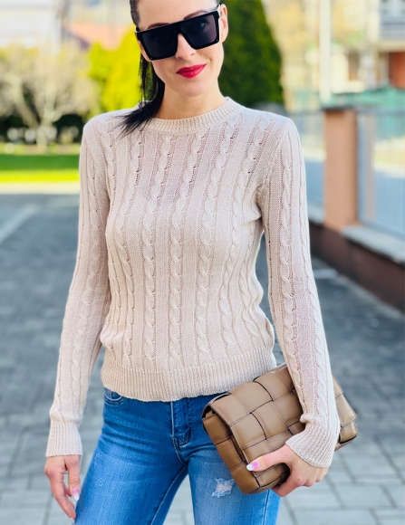 Béžový sveter Patricia