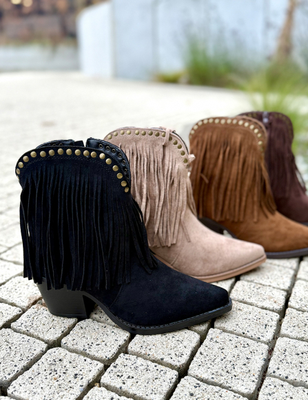 Hnedé čižmy Pearl