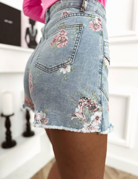 Kvetovaný skort Ottilie