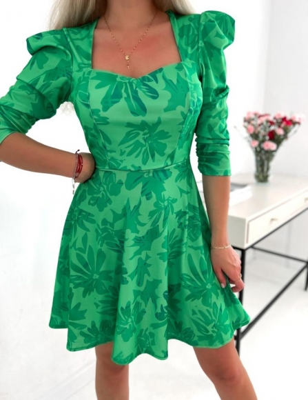 Zelené šaty Petunia