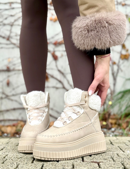 Khaki topánky Tawnya