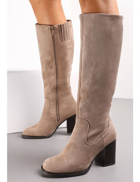 Khaki čižmy Tia